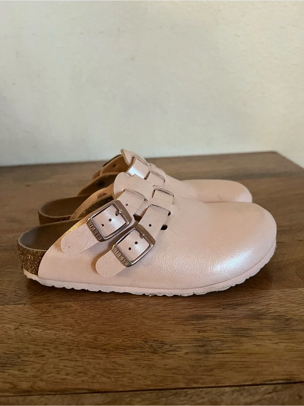 Birkenstock Kay Kids Birko-Flor Graceful Light Rose Clog Size 32 US size 1